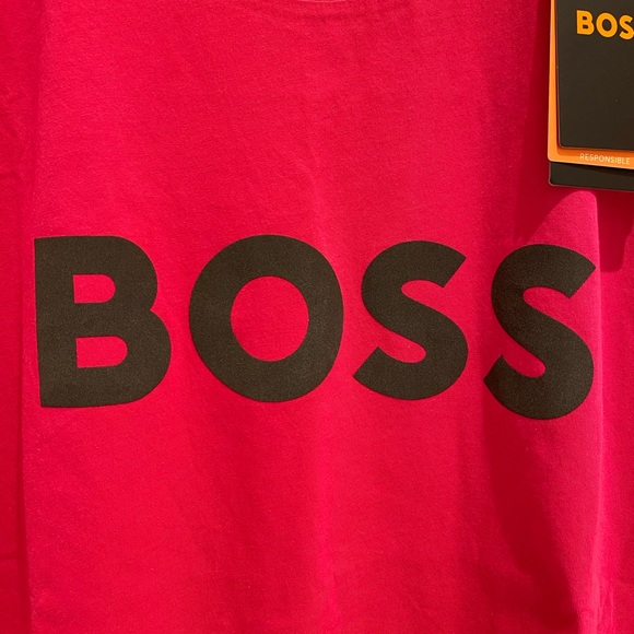 Hugo Boss ethical cotton “BOSS” T-shirt - Picture 4 of 5